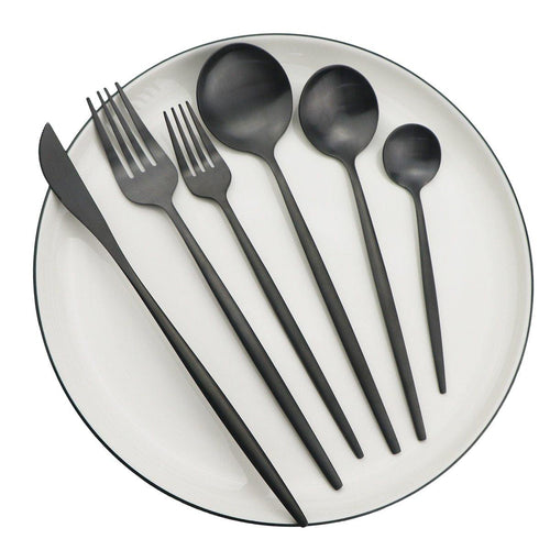 Skanto | Minimalistisk Bestikk 36 Stykker I Rustfritt Stål: Eleganse Og Holdbarhet