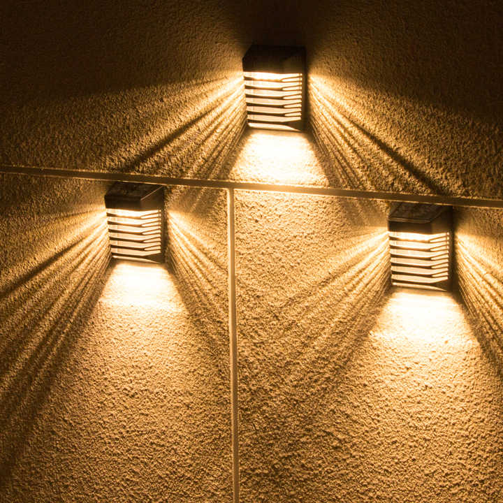 Skanto | Solar LED Hagevegglys – Solcelledrevet utendørs belysning for terrasse og hage