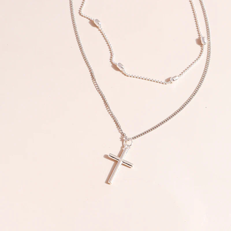 Skanto | Delikat Lagd Choker og Korshalssmykke