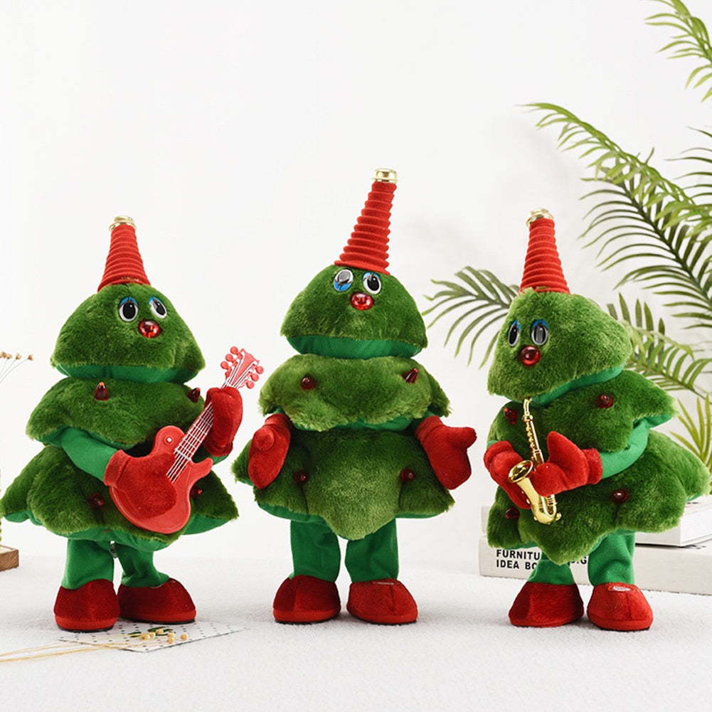 Skanto | Mini Dansende Juletrær Dukke Ornamenter