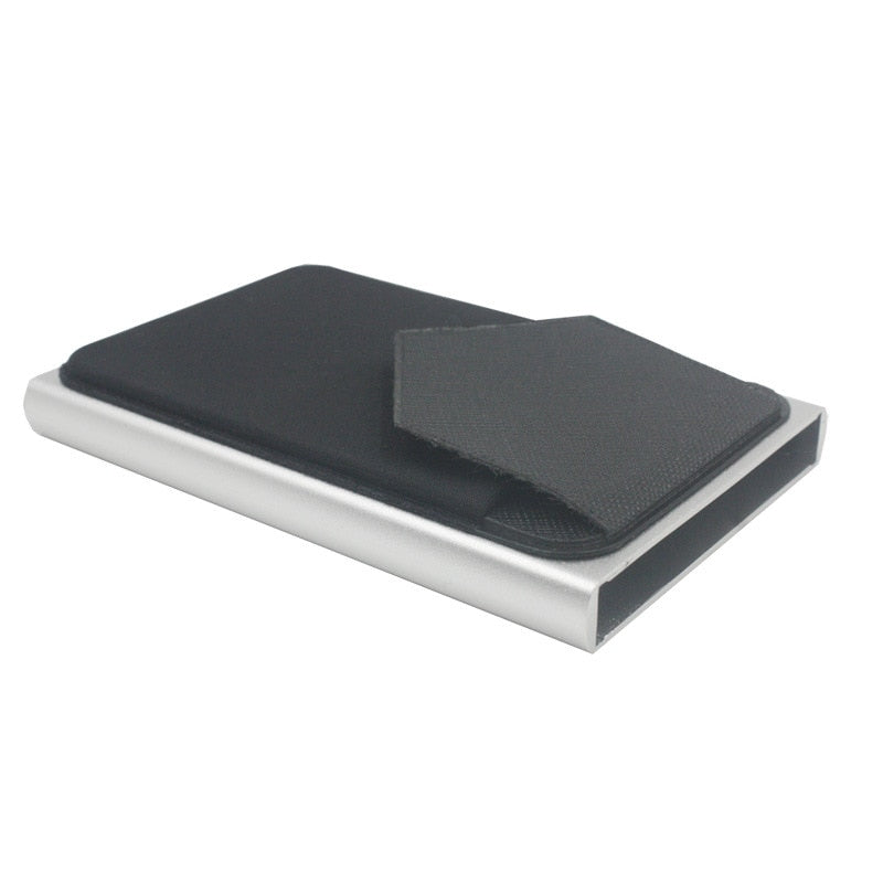 Skanto | Pop-Out Aluminium RFID Blokkerende Lommebok med Hurtigtilgang Skyver