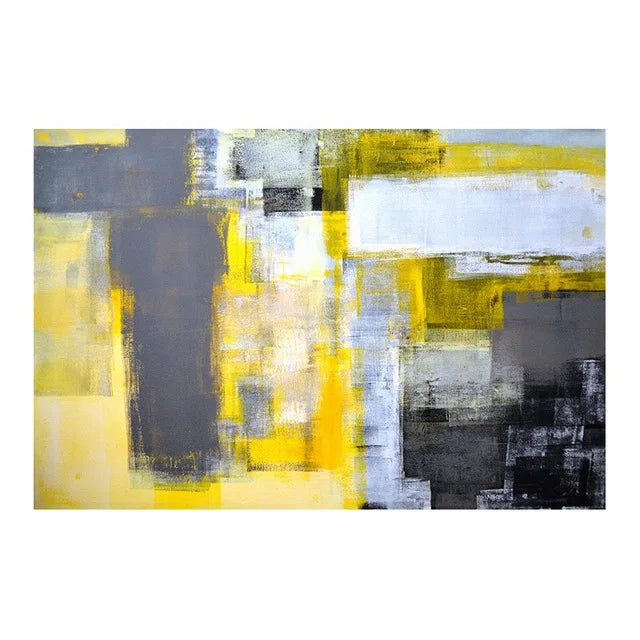 Stort Format Abstrakt Veggkunst Fine Art Lerretsutskrifter Beige Grå Oransje Nøytral Farge Moderne Veggdekor Bilde For Moderne Stueinnredning | Skanto