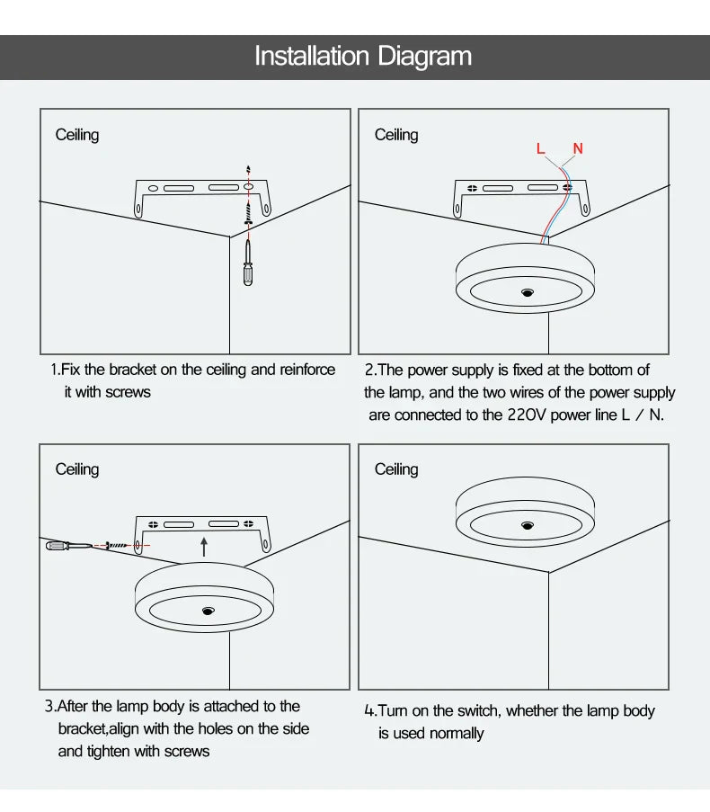 Skanto | Bevegelsessensor LED Taklamper – Smart Belysning for Hjemmet