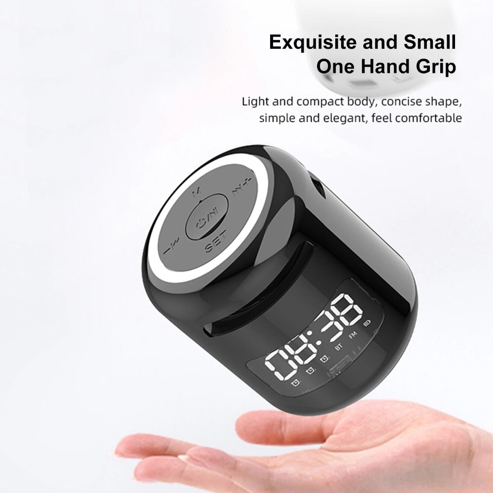 Skanto | Bluetooth Høyttaler med FM Radio Vekkerklokke