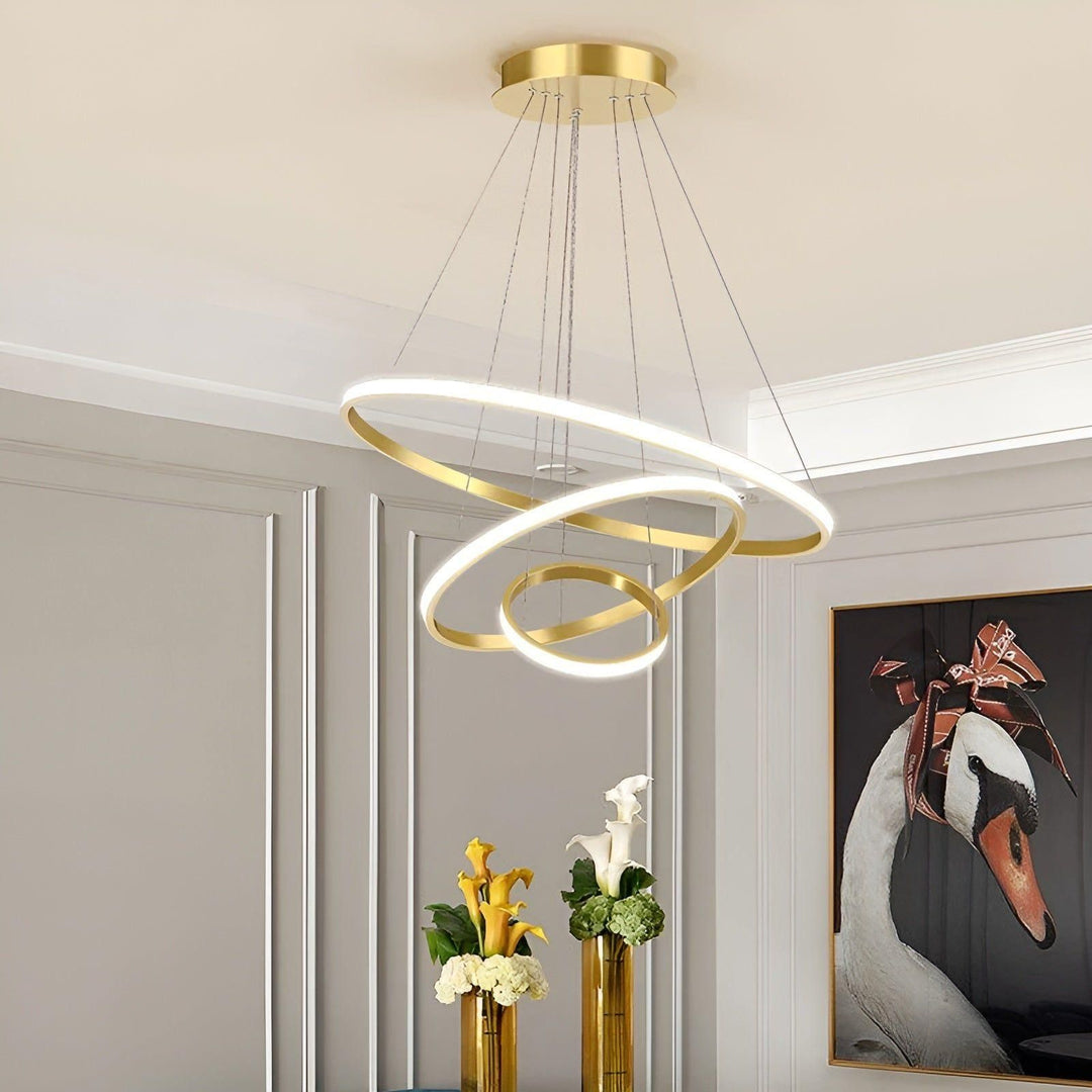 LED pendellampe med kuledesign – Moderne og Elegant | Ideell for stue eller spisestue | Skanto