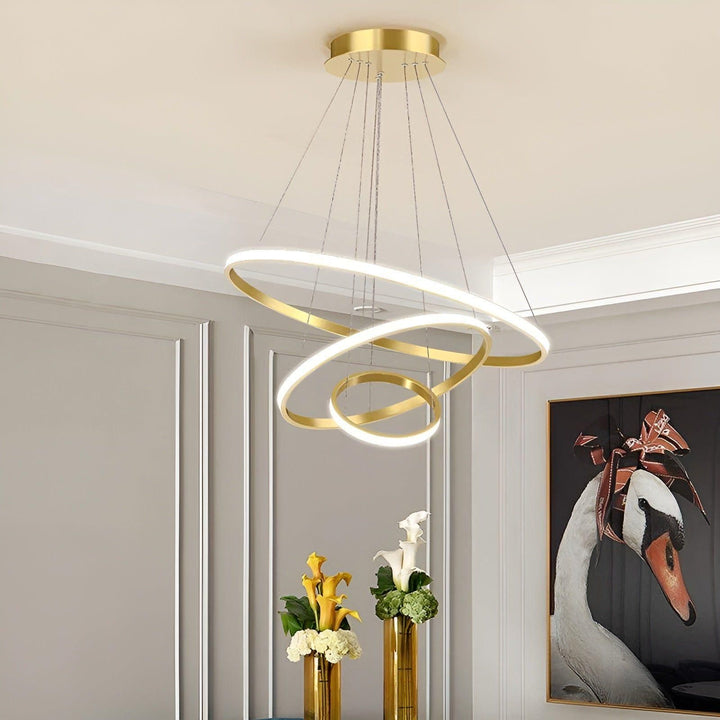 LED pendellampe med kuledesign – Moderne og Elegant | Ideell for stue eller spisestue | Skanto