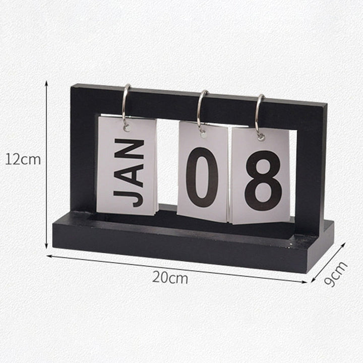 Holz Flip Desktop Dagkalender | Skanto