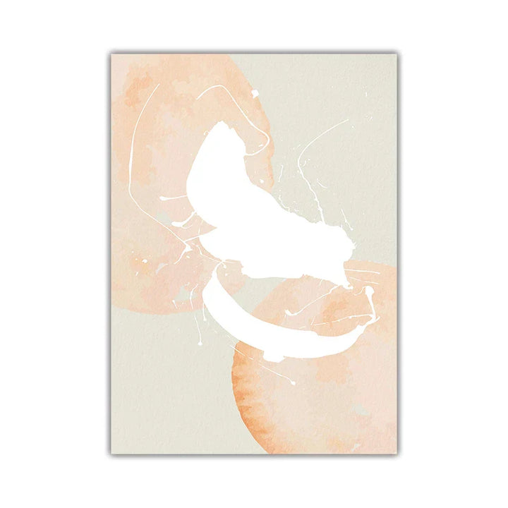Minimalist Pastell Aquarell Veggkunst Fine Art Lærredsutskrifter Moderne Abstrakt Nordiske Bilder For Stue Soverom Kunst Dekor | Skanto