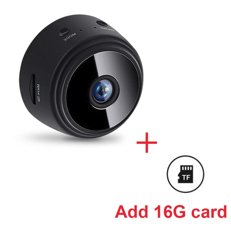 Skanto | A9 Mini kamera 1080p HD kamera Natt versjon Kamera