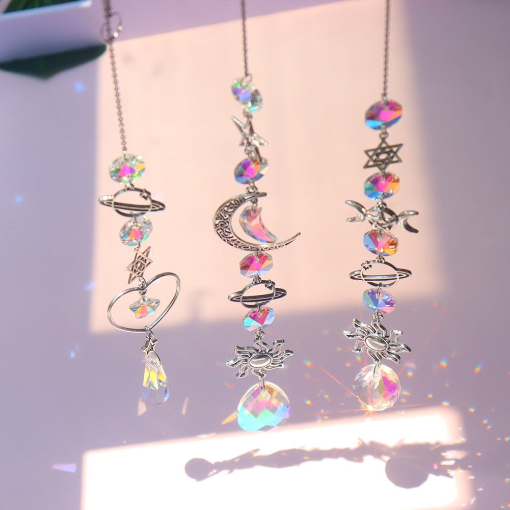 Dream Combo Symphony Crystal Vindklokke Måne Solfanger | Skanto