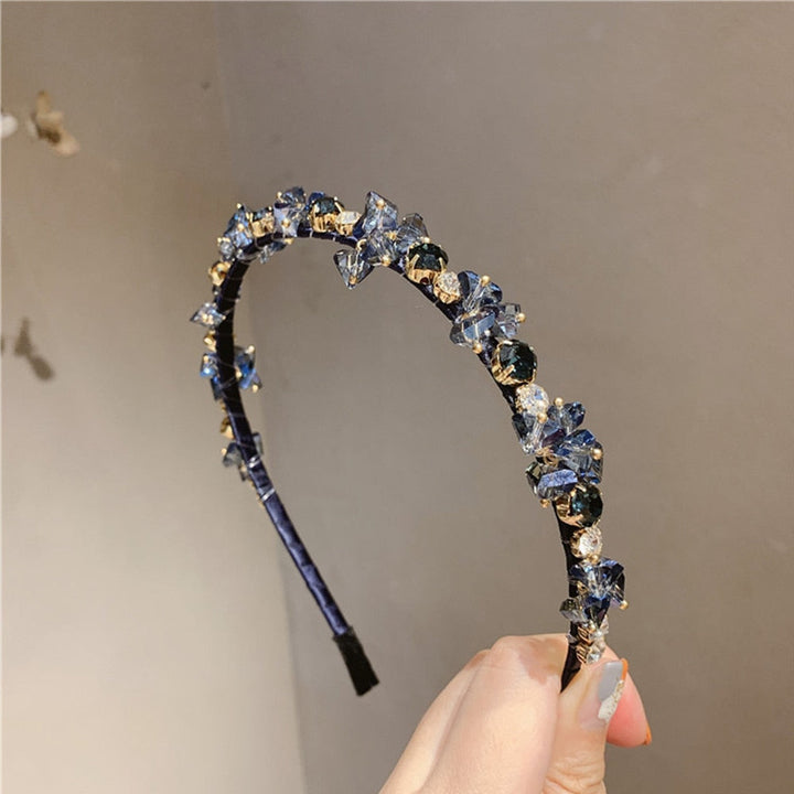 Skanto | Sofistikert Glitrende Rhinestone Krystall Hodebånd