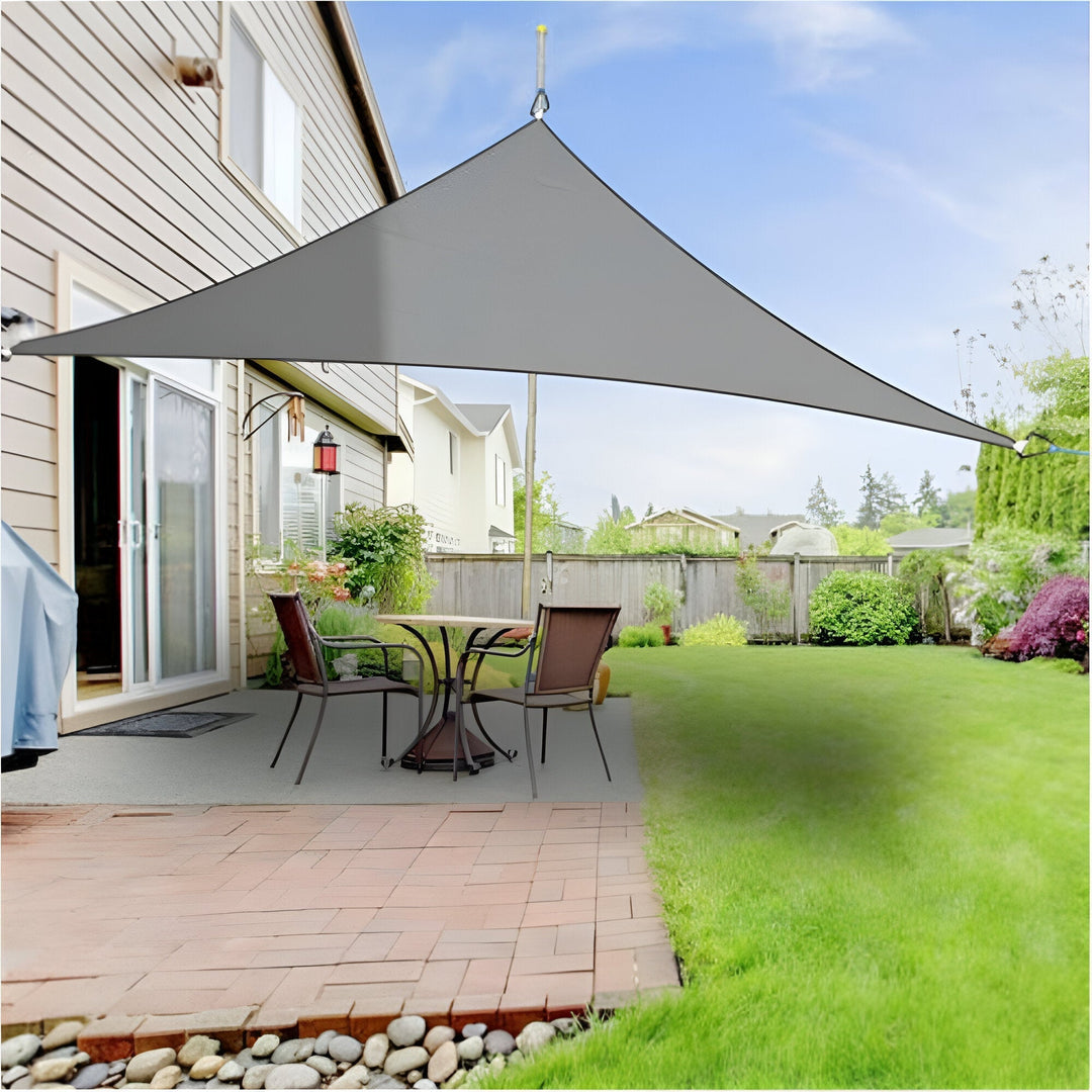 Skanto | Vanntett Solskjerm – UV-beskyttelse for Balkong, Hage eller Terrasse (Trekantet eller Firkantet)