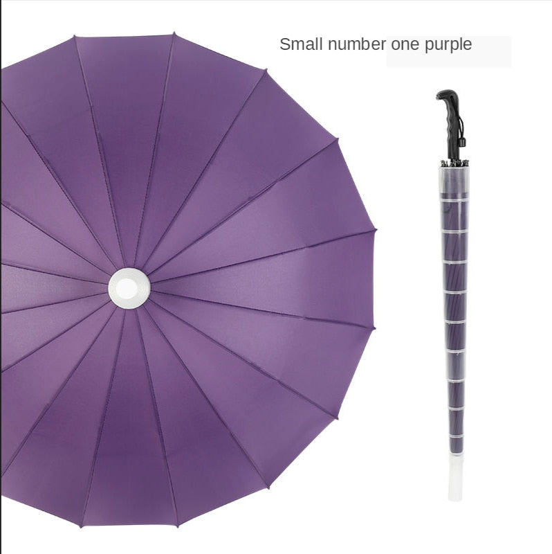 Minimalist Langt Håndtak Automatisk Paraply | Skanto