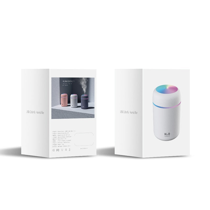 Skanto | Moderne H2O Luftfukter med Avslappende LED-belysning