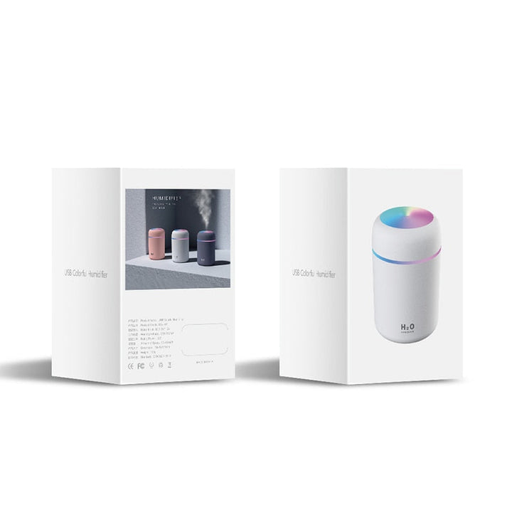 Skanto | Moderne H2O Luftfukter med Avslappende LED-belysning