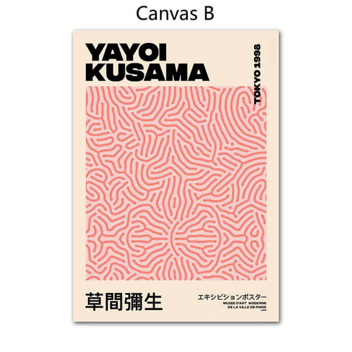 Yayoi Kusama Abstrakt Premium-plakat