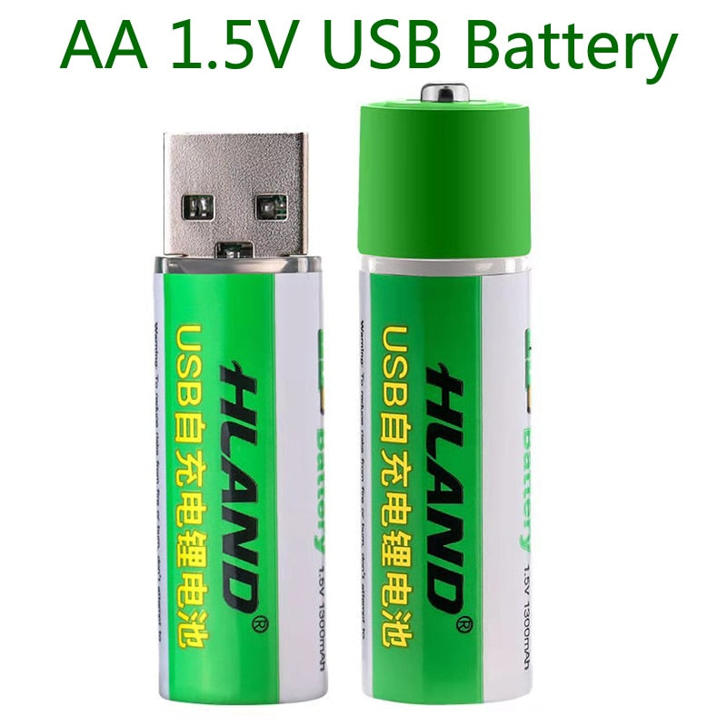 Skanto | 2 deler USB oppladbart batteri