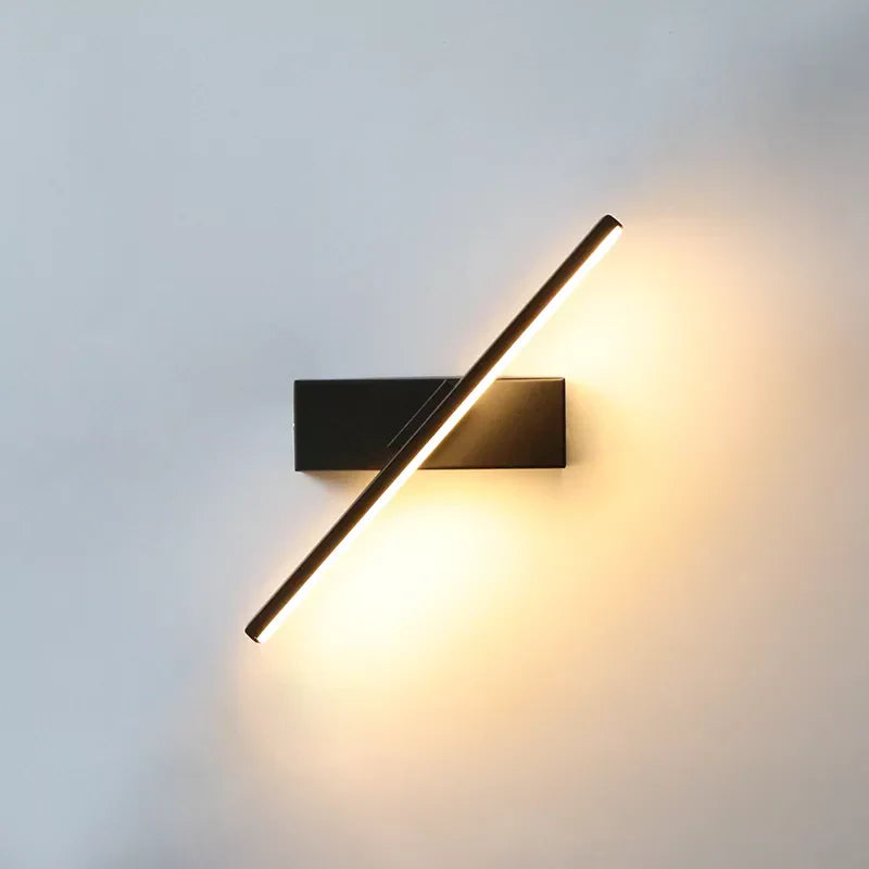 Skanto | Moderne roterbar nattbordvegglampe - justerbar LED vegglampe sokkel