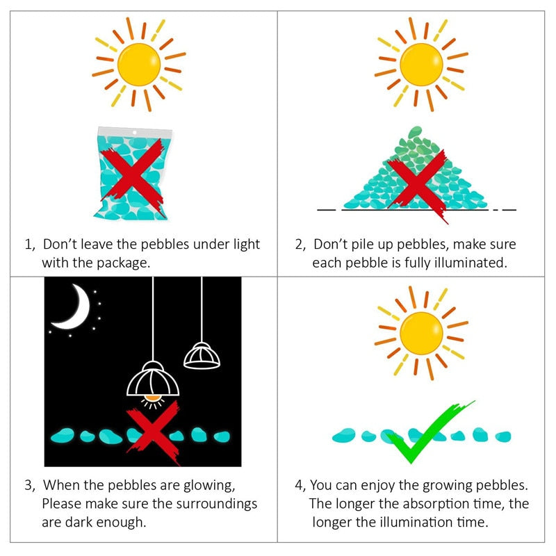 Gartenweg Luminøse Dekorsteiner | Skanto