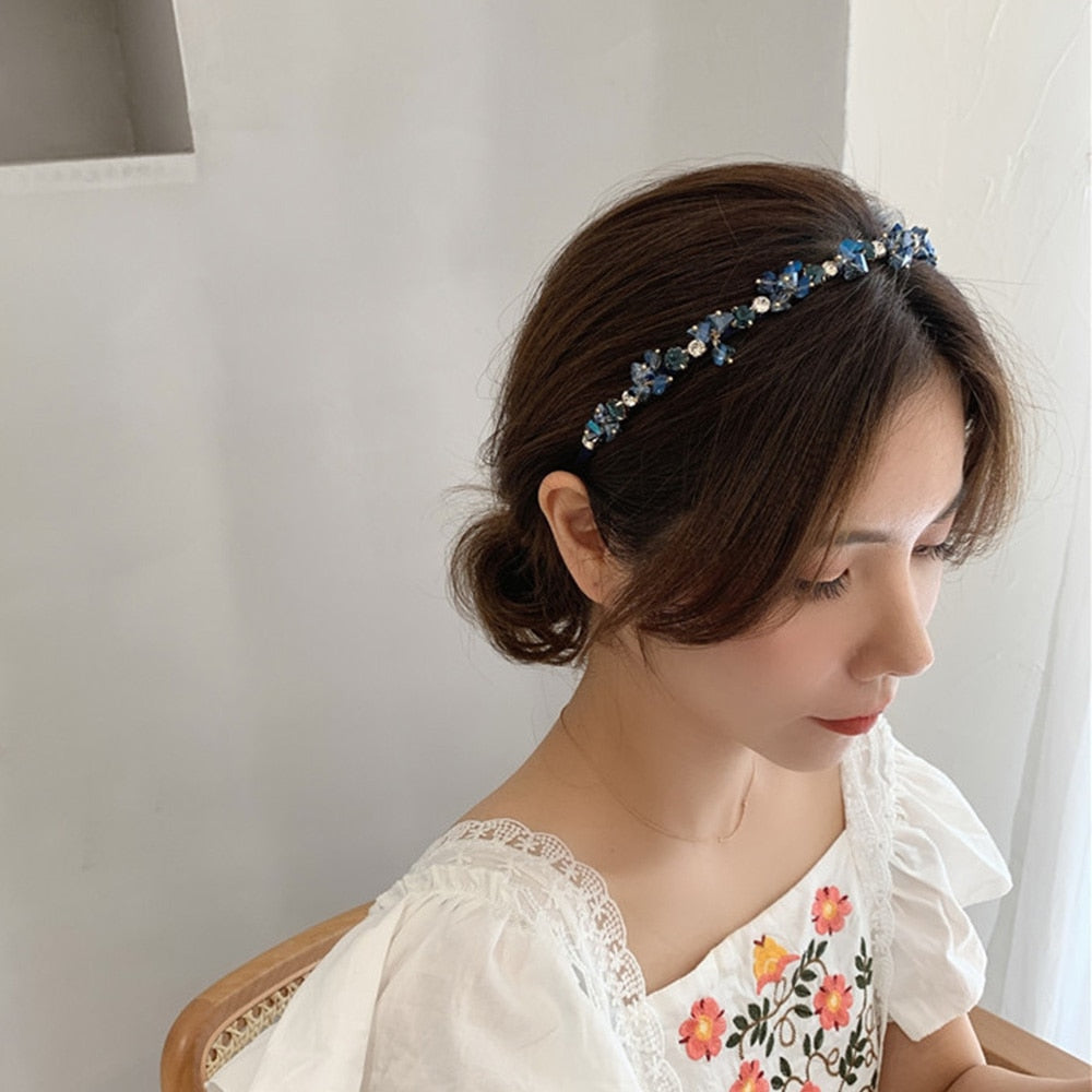 Skanto | Sofistikert Glitrende Rhinestone Krystall Hårbånd