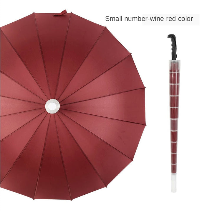 Minimalist Langt Håndtak Automatisk Paraply | Skanto