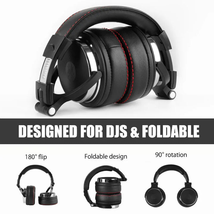 Oneodio Kablet Studio Pro 50 & Pro 30 DJ Hodetelefoner med Mikrofon - TWS Støydempende HiFi Stereo Dynamisk Hodesett