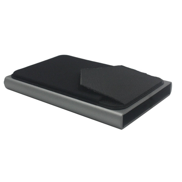 Skanto | Pop-Out Aluminium RFID Blokkerende Lommebok med Hurtigtilgang Skyver