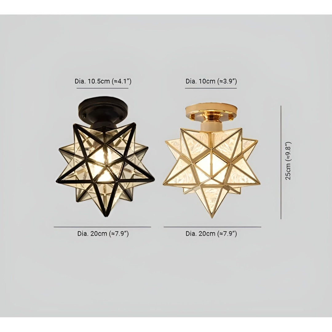 HaloStar Light – Elegant LED-stjernelampe for taket