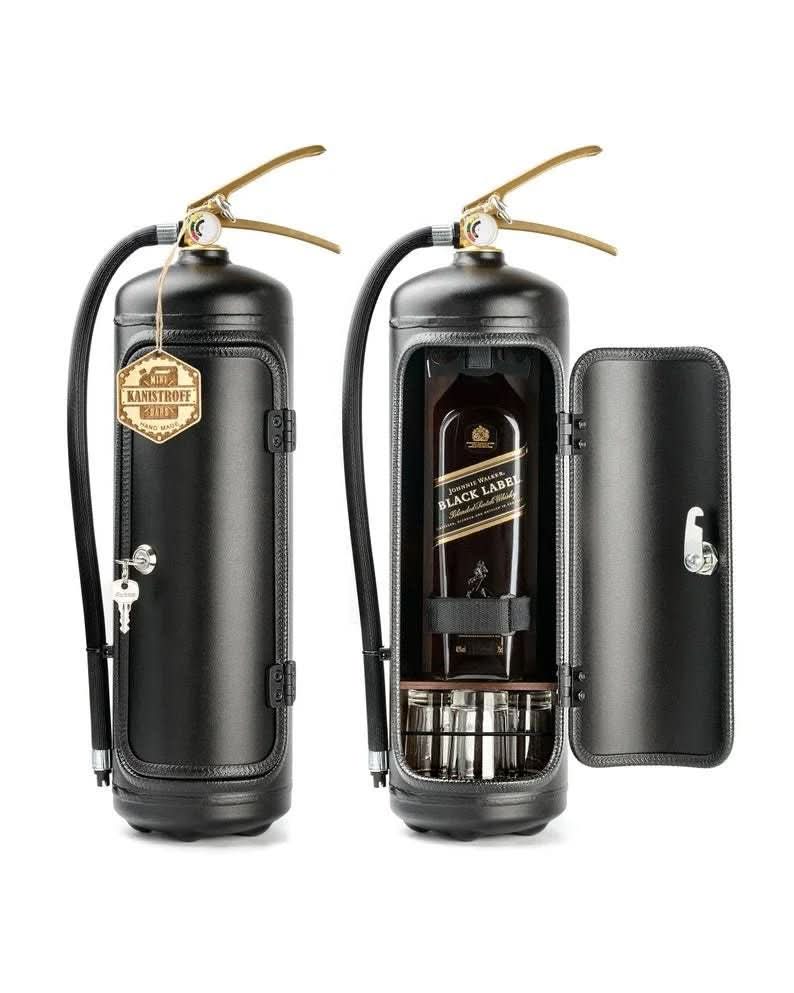 Skanto | Skjult minibar i brannslukkerdesign for stilfull oppbevaring