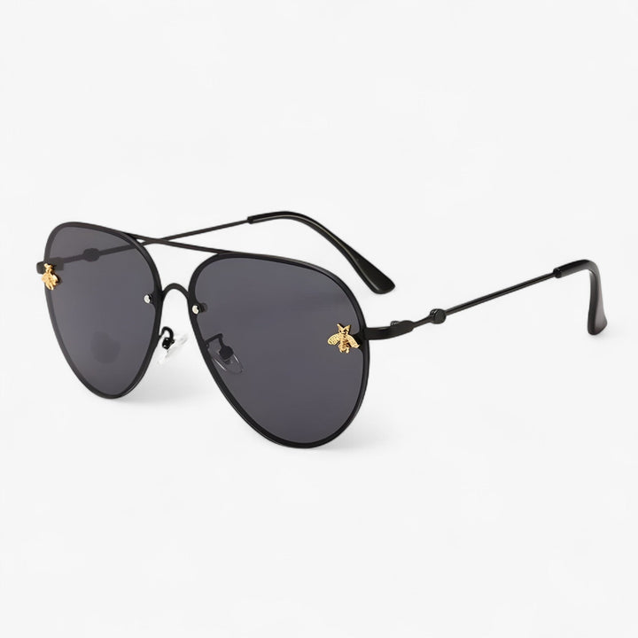 Vintage Pilot Solbriller med Bie Detalj – Halcyon | Skanto
