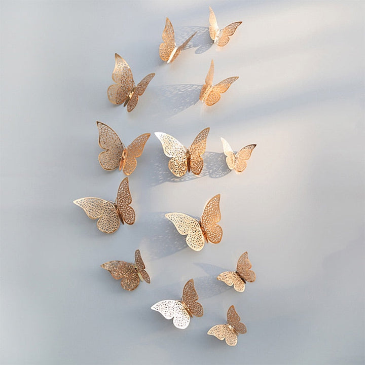 Skanto | BlissfulWings - Elegant 3D Sommerfugl Dekor