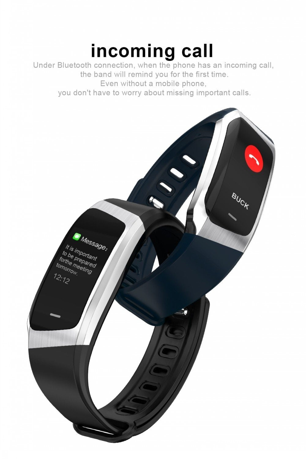 Skanto | Fitband Smartwatch vanntett blodtrykk oksygen hjertefrekvensmonitor sportarmbånd