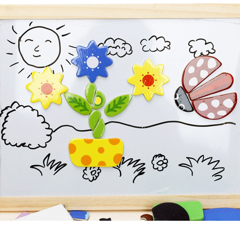 DrawPlay Board - Kreativ Tre Magnetisk Tavle Skanto