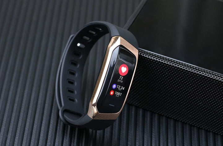 Skanto | Fitband Smartwatch vanntett blodtrykk oksygen hjertefrekvensmonitor sportarmbånd