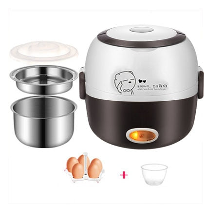 SteamMate Elektrische lunsjboks – Kochen, Dämpfen & Warmhalten – 1 l – 200 W