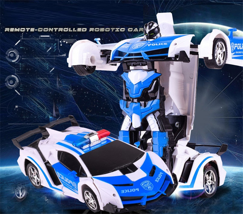 Skanto | 2i1 Robo Racer Transformerende RC Bil Leketøy