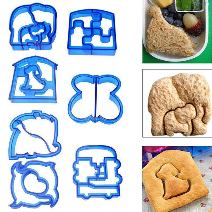 Skanto | Sandwich Brød Form Cuttere 7pcs Sett