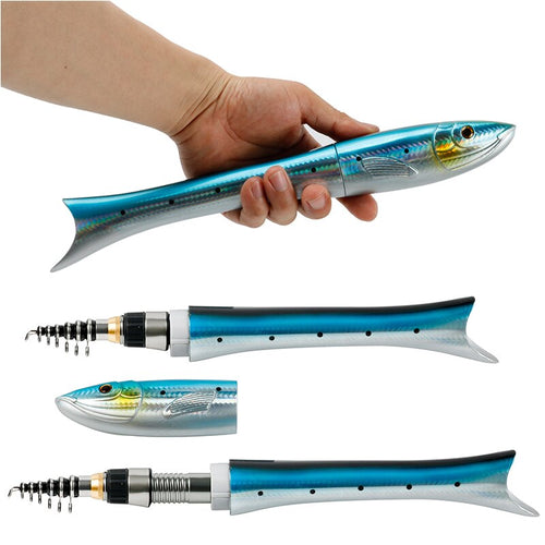 Skanto | Mini Fiskerformet Sammenleggbar Fiskestang