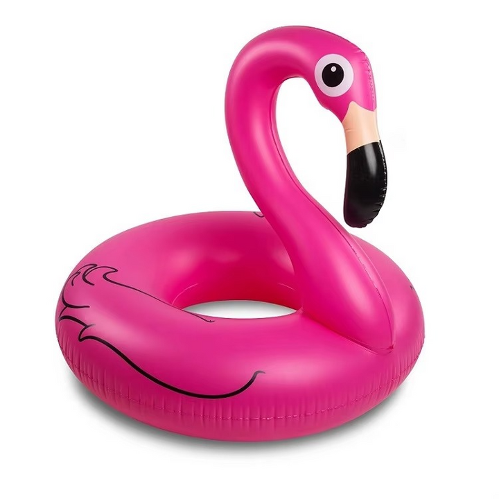 Skanto | Pink Flamingo Oppblåsbar Bassengflåte