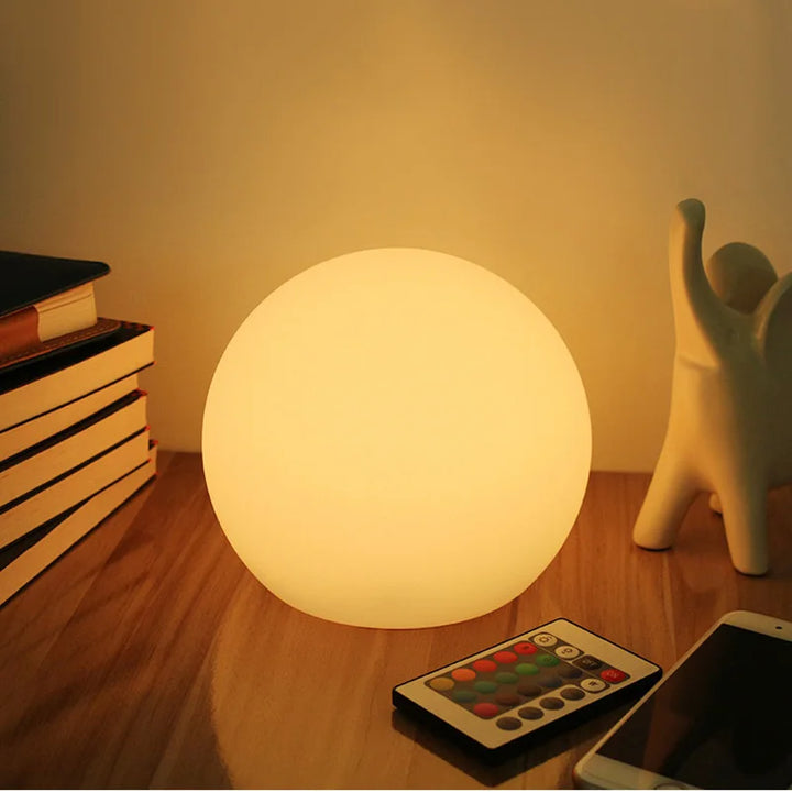 Skanto | Trådløs LED Bordlampe | 16 Fargeinnstillinger, Oppladbar & Perfekt for Hjem, Kontor, eller Avslapning