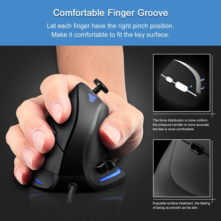 Skanto | Programmerbar Ergonomisk RGB Game Master Mus