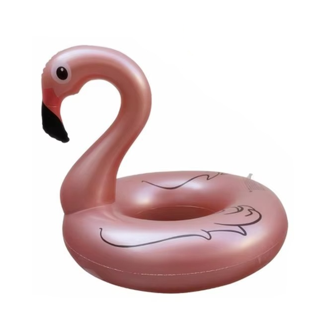 Skanto | Pink Flamingo Oppblåsbar Bassengflåte