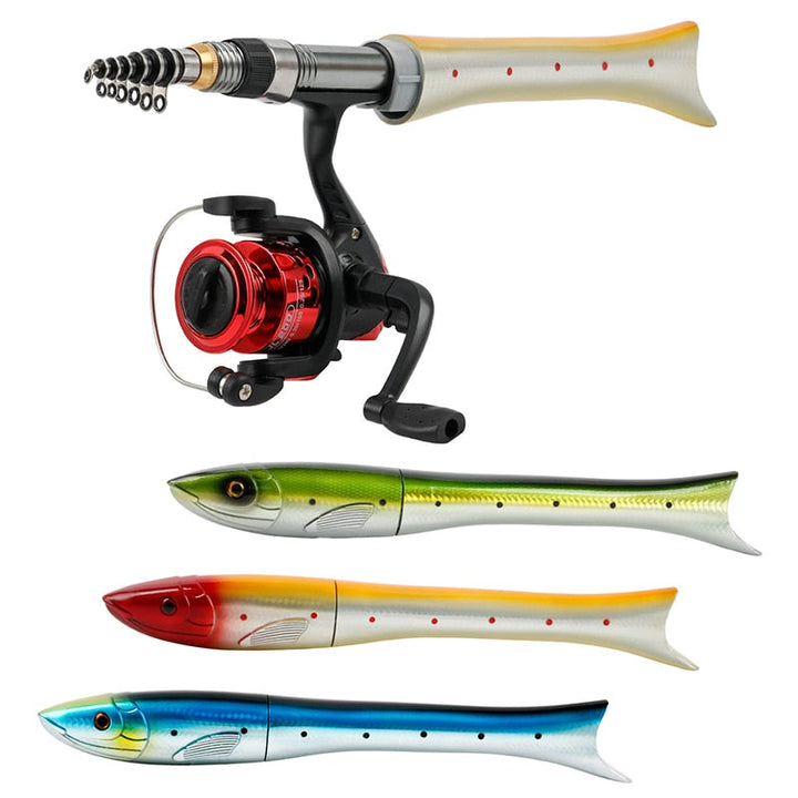 Skanto | Mini Fiskerformet Sammenleggbar Fiskestang