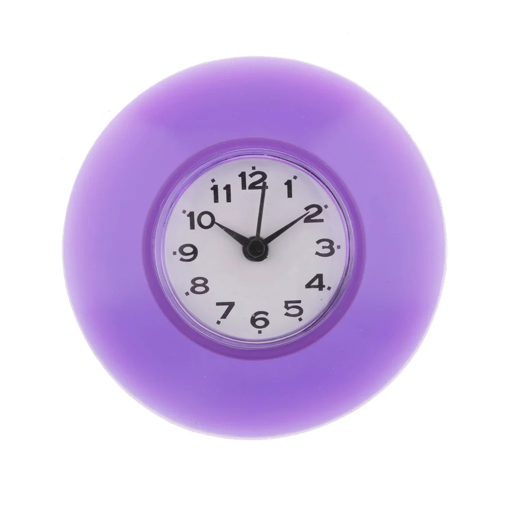 WaterProofClock – Kompakt Sugekopp Klokke for Bad Skanto