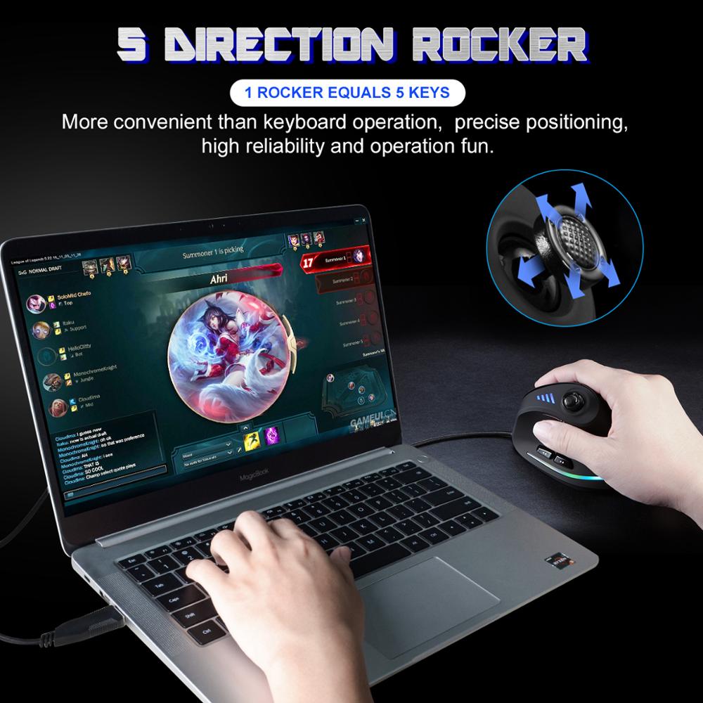 Skanto | Programmerbar Ergonomisk RGB Game Master Mus