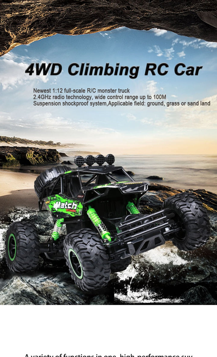 Skanto | Fjernkontrollbil 4x4 Rock Crawler Monster Truck
