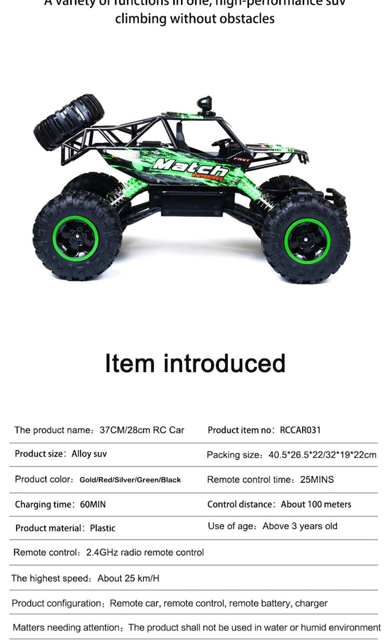 Skanto | Fjernkontrollbil 4x4 Rock Crawler Monster Truck