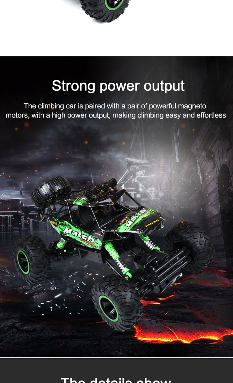 Skanto | Fjernkontrollbil 4x4 Rock Crawler Monster Truck