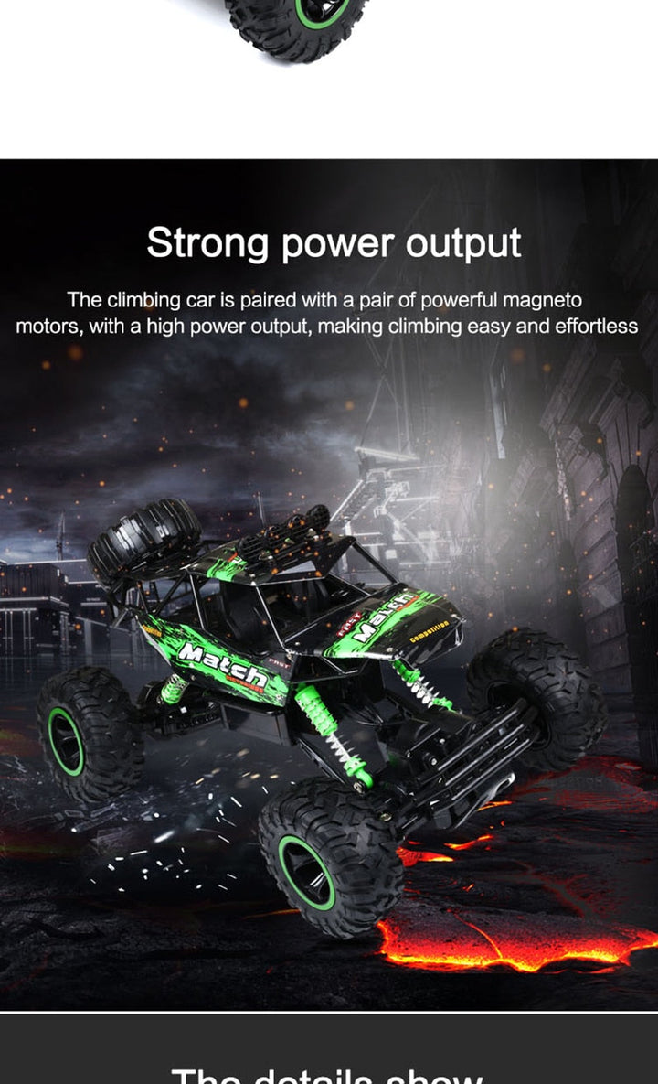 Skanto | Fjernkontrollbil 4x4 Rock Crawler Monster Truck