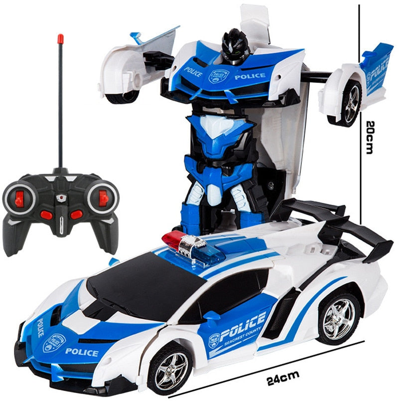 Skanto | 2i1 Robo Racer Transformerende RC Bil Leketøy